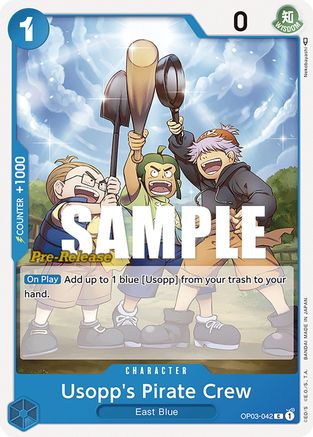 L'équipage pirate d'Usopp (OP03-042) - Cartes de pré-lancement Pillars of Strength