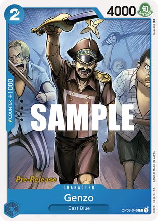 Genzo (OP03-046) - Cartes de pré-lancement Pillars of Strength