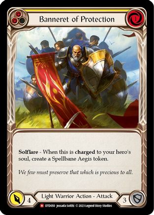Banneret of Protection (DTD050) - Dusk till Dawn Rainbow Foil