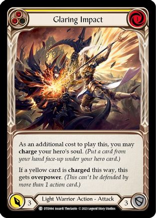 Glaring Impact (jaune) (DTD064) - Feuille arc-en-ciel Dusk till Dawn