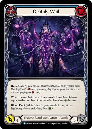 Deathly Wail (Bleu) (DTD148) - Arc-en-ciel Dusk till Dawn