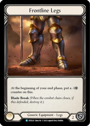 Jambes de première ligne (DTD225) - Dusk till Dawn Cold Foil
