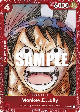 Monkey.D.Luffy (Collection de cartes premium - Édition ONE PIECE FILM RED -) (P-022) - Cartes promotionnelles One Piece Foil