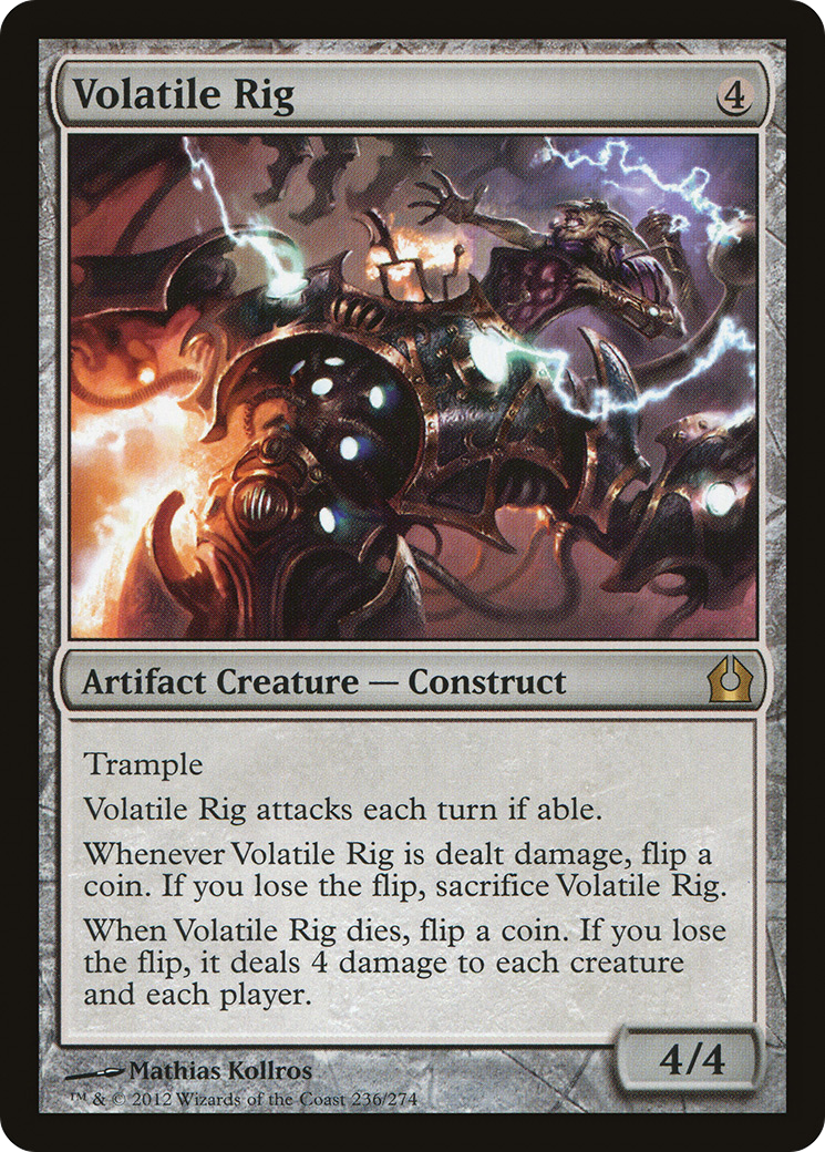 Volatile Rig (RTR-236) - Return to Ravnica