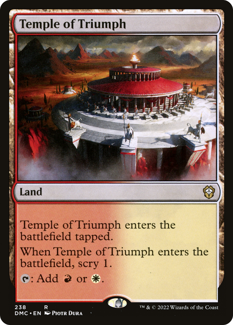 Temple du Triomphe (DMC-238) - Dominaria United Commander