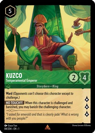 Kuzco - Empereur capricieux (84/204) - Le premier chapitre, Cold Foil