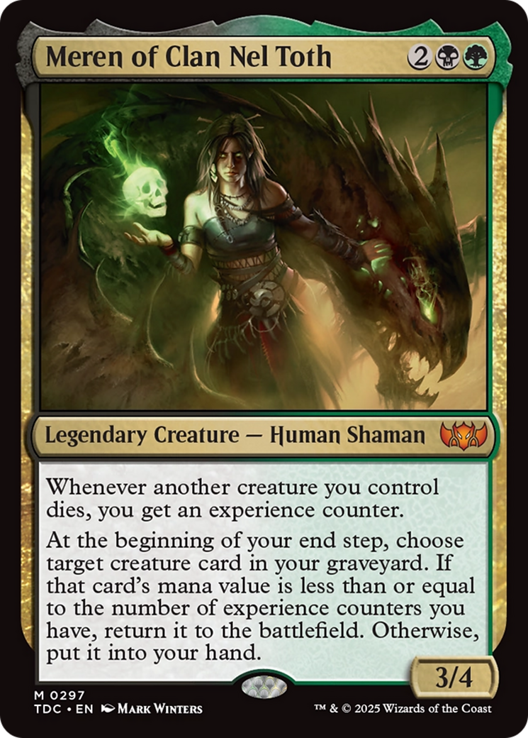 Meren du clan Nel Toth (TDC-297) - Commandant : Tarkir : Dragonstorm