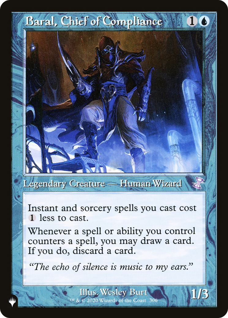 Baral, Chief of Compliance (LIST-306/289) - The List