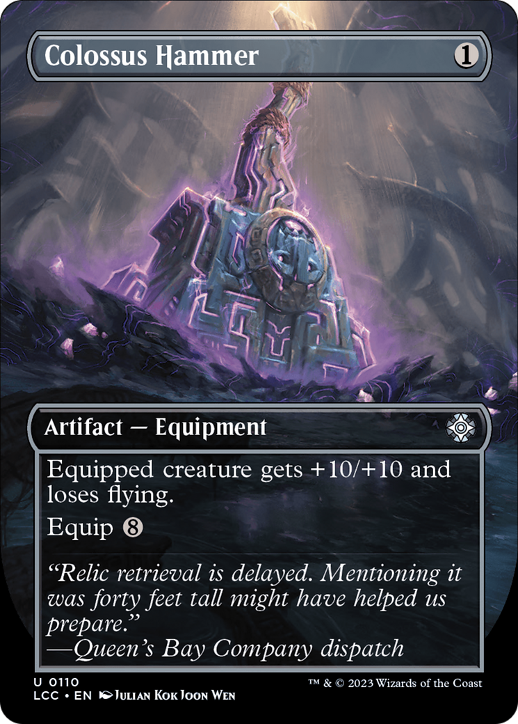 Colossus Hammer (LCC-110) - Commandant des Cavernes Perdues d'Ixalan (sans bordure) Foil
