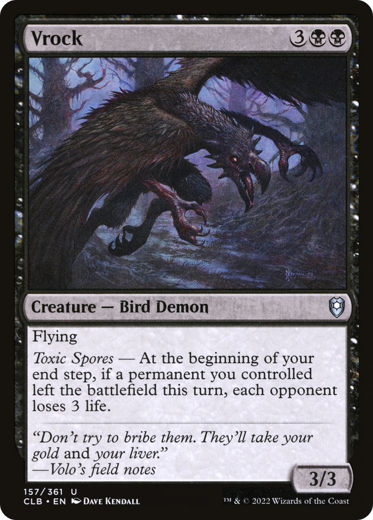 Vrock (CLB-157) - Commander Legends : La Bataille pour Baldur's Gate (Foil)