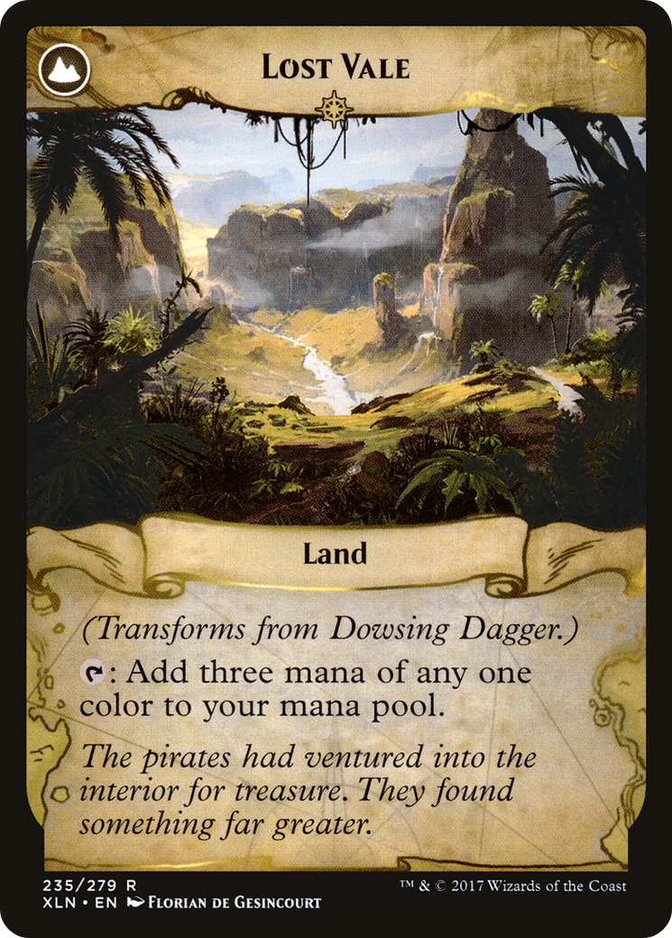 Dowsing Dagger // Lost Vale (XLN-235) - Ixalan: (compasslanddfc) Foil