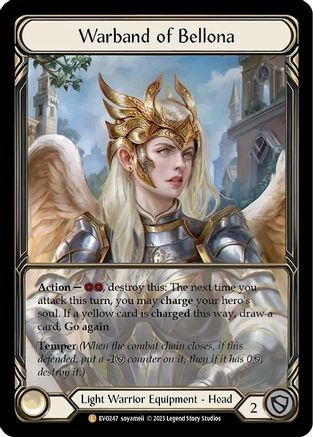 Warband of Bellona (Extended Art) (EVO247) - Feuille froide Bright Lights