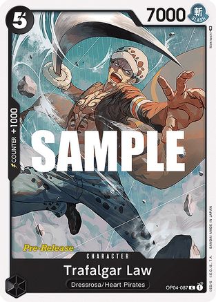 Trafalgar Law (OP04-087) - Cartes de pré-lancement de Kingdoms of Intrigue