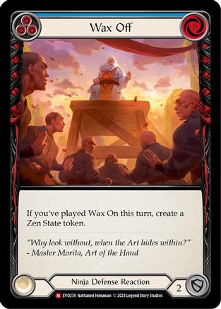 Wax Off (EVO239) - Feuille arc-en-ciel Bright Lights