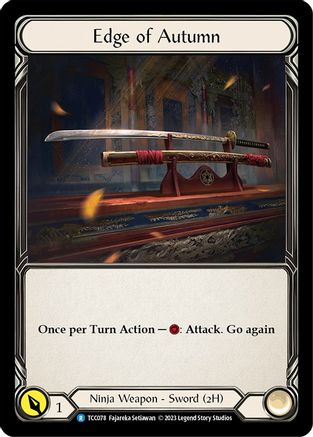 Bordure d'automne (TCC078) - Tour de table : TCCxLSS Rainbow Foil