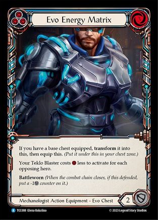 Matrice énergétique Evo (TCC008) - Tour de table : TCCxLSS