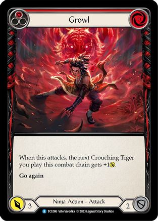 Growl (Rouge) (TCC086) - Tour de table : TCCxLSS