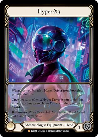 Hyper-X3 (Extended Art) (EVO011) - Bright Lights Cold Foil