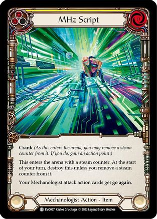 MHz Script (EVO097) - Bright Lights Rainbow Foil
