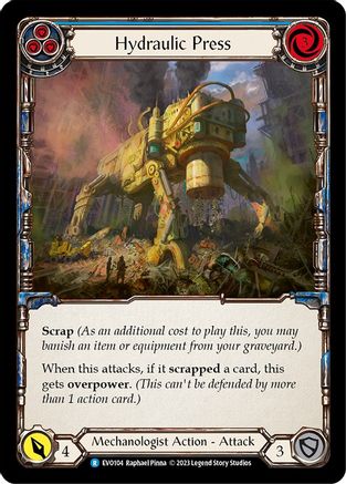 Hydraulic Press (Blue) (EVO104) - Bright Lights