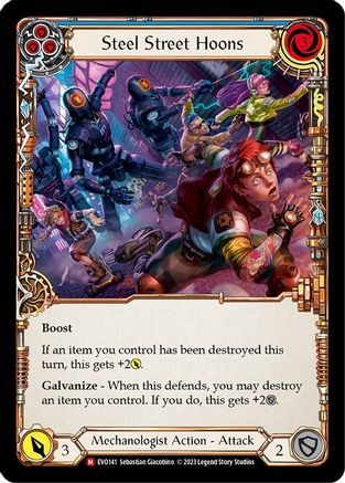 Steel Street Hoons (EVO141) - Feuille arc-en-ciel lumineuse