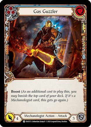 Gas Guzzler (Blue) (EVO173) - Bright Lights Rainbow Foil