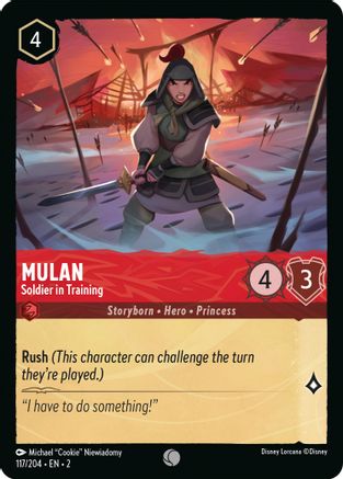 Mulan - Soldat en formation (117/204) - L'Ascension des Nés du Déluge
