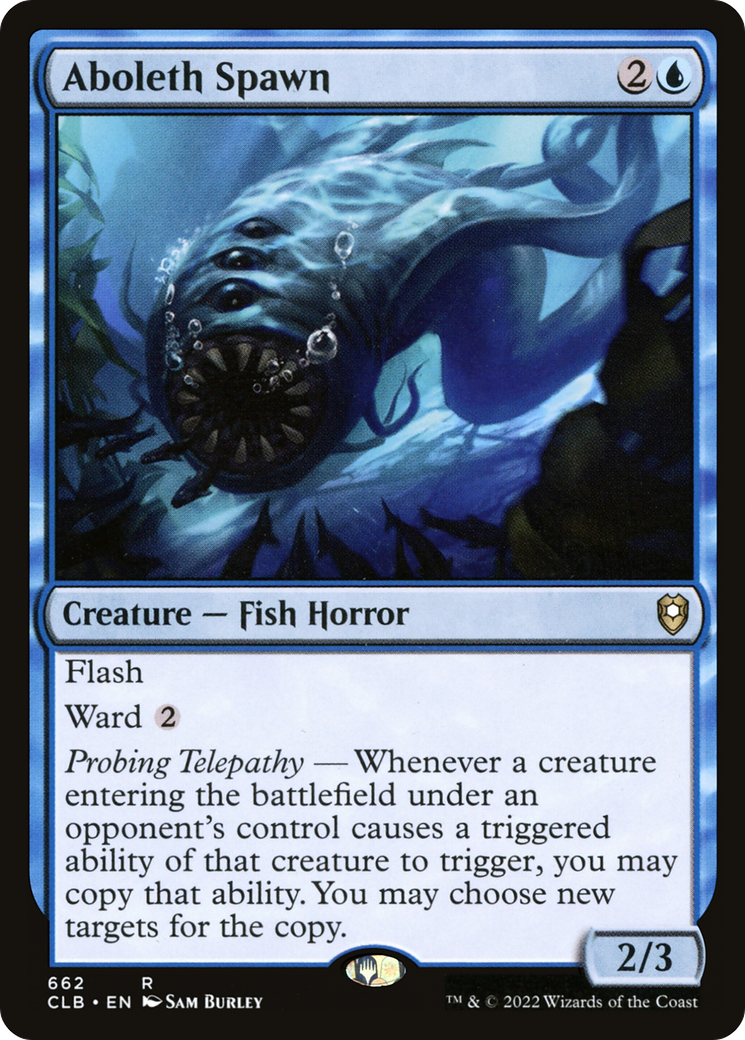 Aboleth Spawn (CLB-662) - Commander Legends : La Bataille de Baldur's Gate