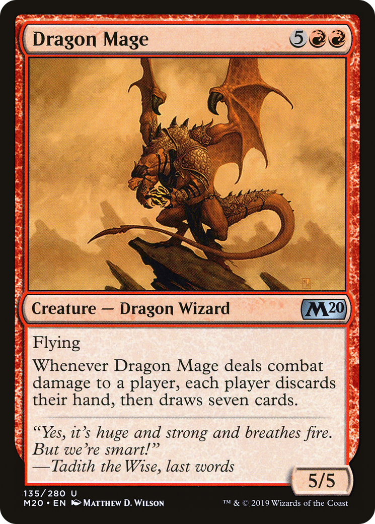 Mage Dragon (M20-135) - Ensemble de base 2020