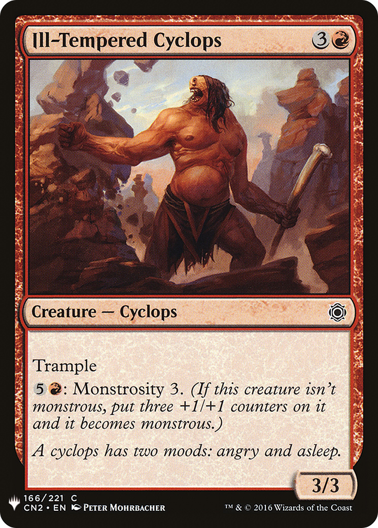 Ill-Tempered Cyclops (LIST-CN2-166) - The List