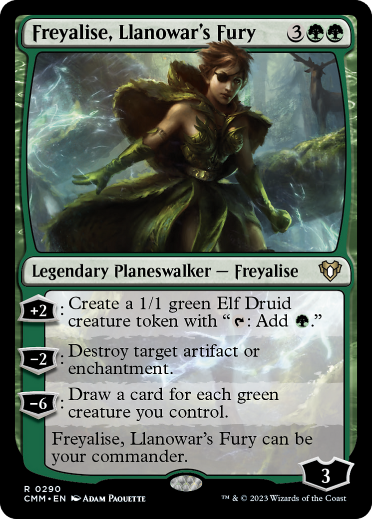 Freyalise, la fureur de Llanowar (CMM-290) - Commander Masters