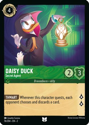 Daisy Duck - Agent secret (76/204) - L'Ascension des Floodborn Cold Foil