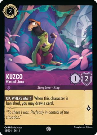 Kuzco - Wanted Llama (45/204) - L'Ascension des Inondés