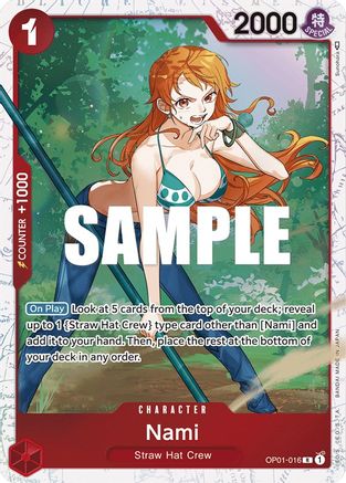 Nami - OP01-016 (Ultra Deck : Les Trois Capitaines) (OP01-016) - Cartes promotionnelles One Piece Foil