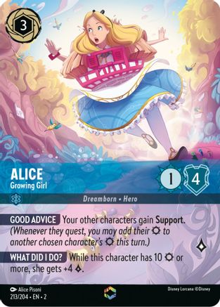 Alice - Fille en pleine croissance (Enchantée) (213/204) - Holofoil Rise of the Floodborn