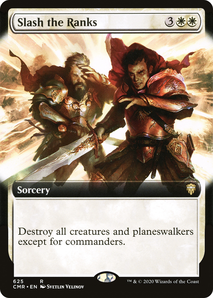 Slash the Ranks (Extended Art) (CMR-625) - Commander Legends: (Extended Art)