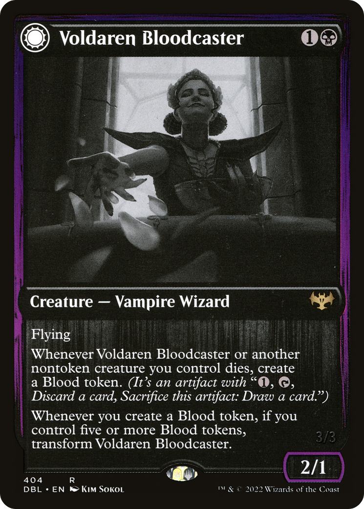Voldaren Bloodcaster (DBL-404) - Innistrad: Double Feature: (Double Faced Transform) Foil