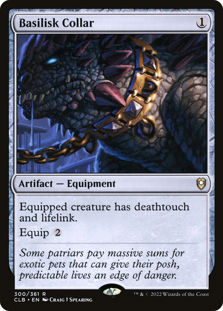 Collier de basilic (CLB-300) - Commander Legends : La Bataille de Baldur's Gate