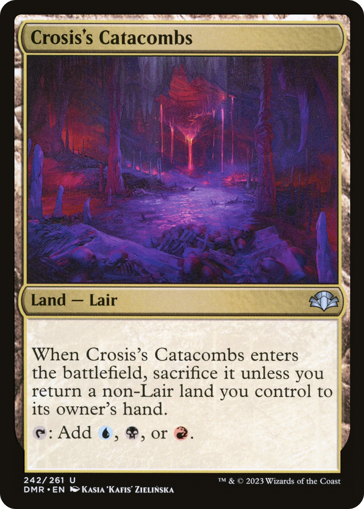 Catacombes de Crosis (DMR-242) - Dominaria Remastered Foil