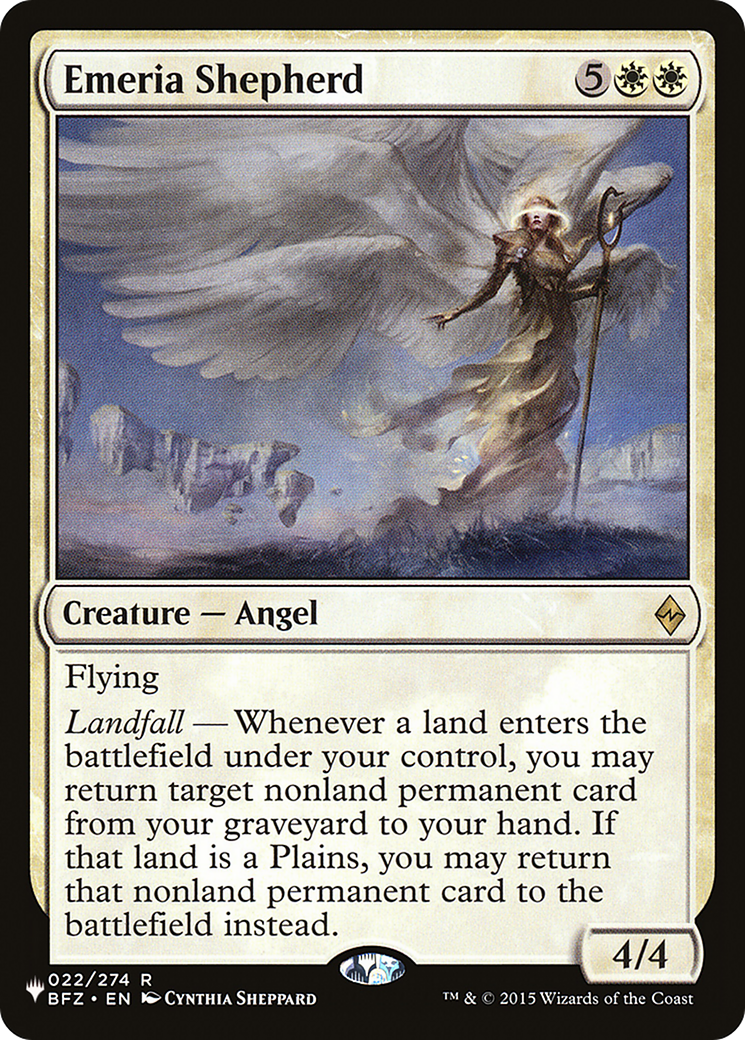Emeria Shepherd (LIST-022) - The List Foil