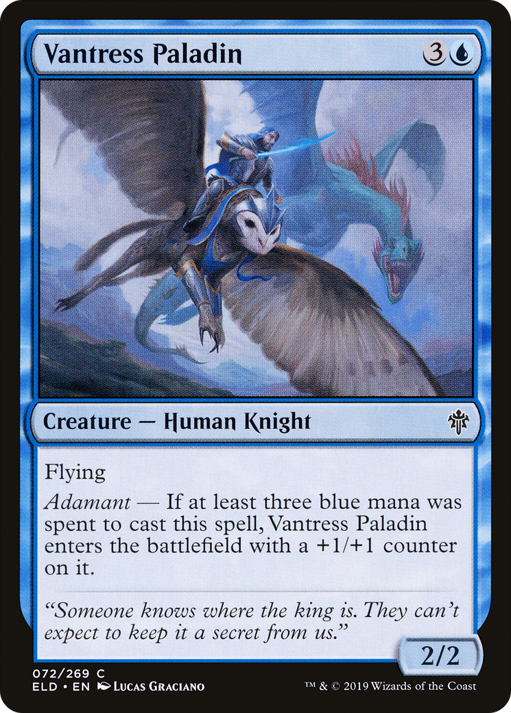 Vantress Paladin (ELD-072) - Throne of Eldraine Foil