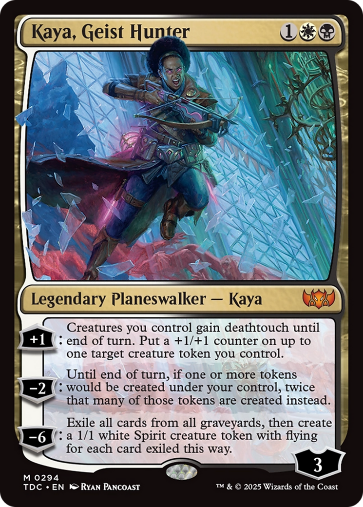 Kaya, Chasseur de Geist (TDC-294) - Commandant : Tarkir : Tempête de Dragons