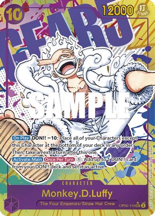 Monkey.D.Luffy (119) (Art alternatif) (OP05-119) - Le Réveil de la Nouvelle Ère