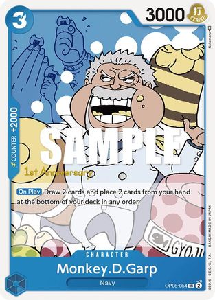 Monkey.D.Garp (OP05-054) - L'Éveil de la Nouvelle Ère : Cartes de tournoi du 1er anniversaire