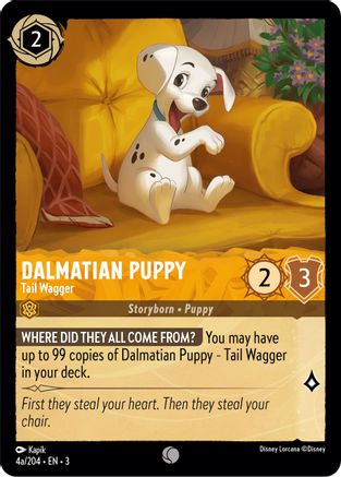 Chiot dalmatien - Remueur de queue (4a/204) (4a/204) - Feuille froide Into the Inklands