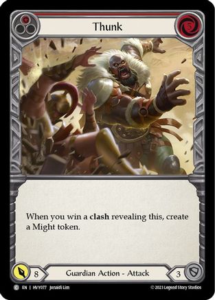 Thunk (Red) (HVY077) - Heavy Hitters