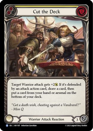 Coupez le pont (jaune) (HVY107) - Heavy Hitters Rainbow Foil