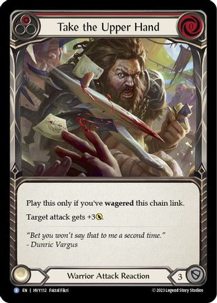 Prenez le dessus (rouge) (HVY112) - Heavy Hitters Rainbow Foil