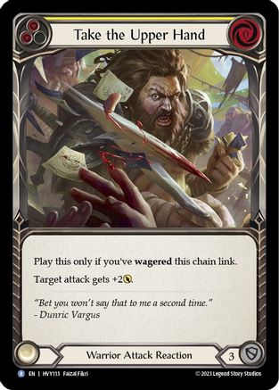 Prenez le dessus (jaune) (HVY113) - Heavy Hitters Rainbow Foil
