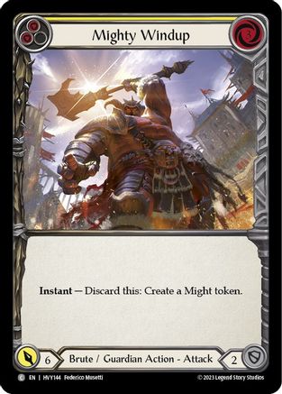 Mighty Windup (jaune) (HVY144) - Heavy Hitters